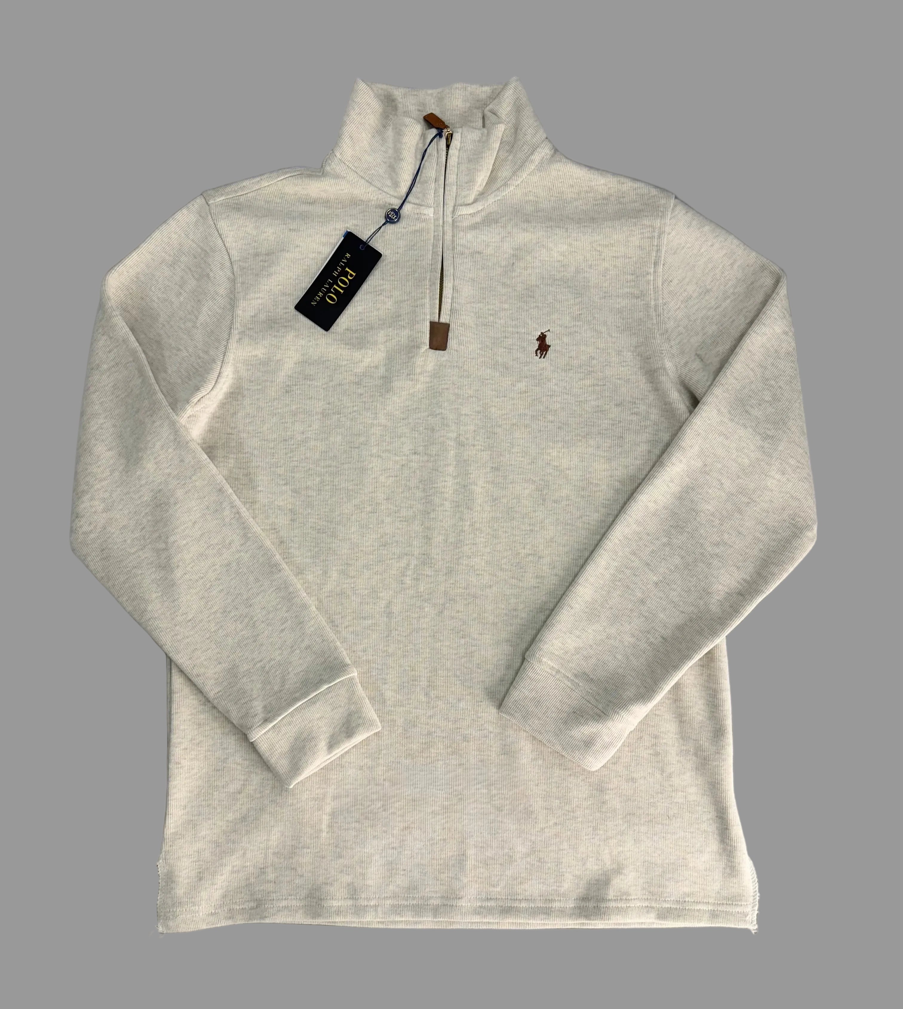 Beige quarter zip