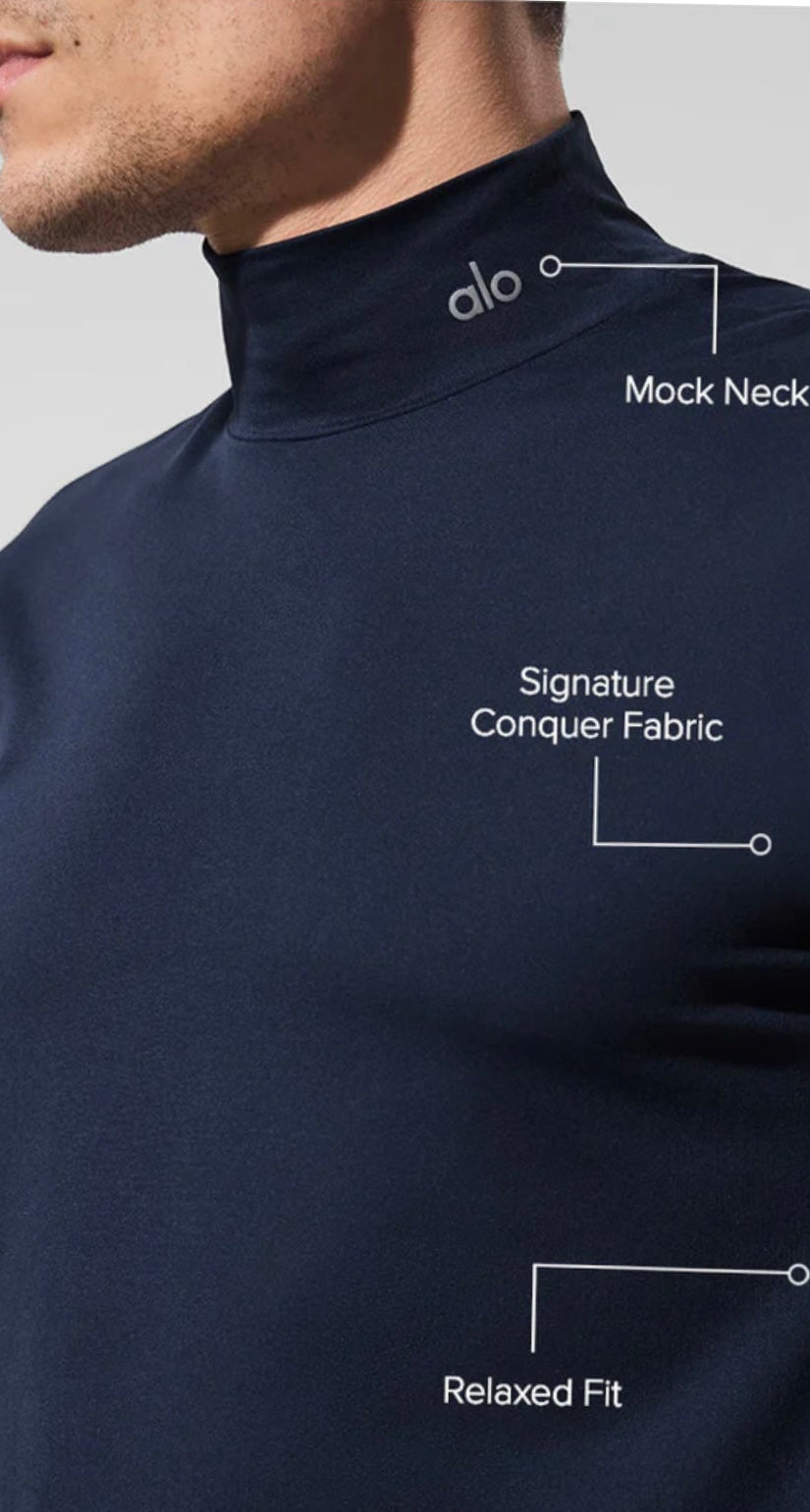 Alo mock neck long sleeve