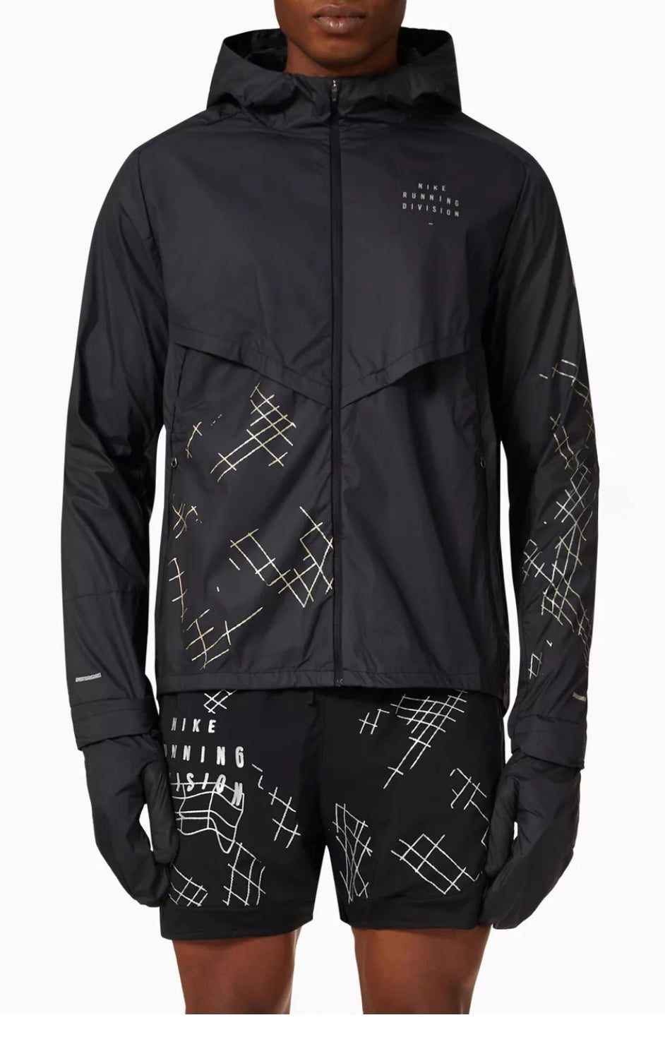 Black running division Flash Tracksuit (1 set)