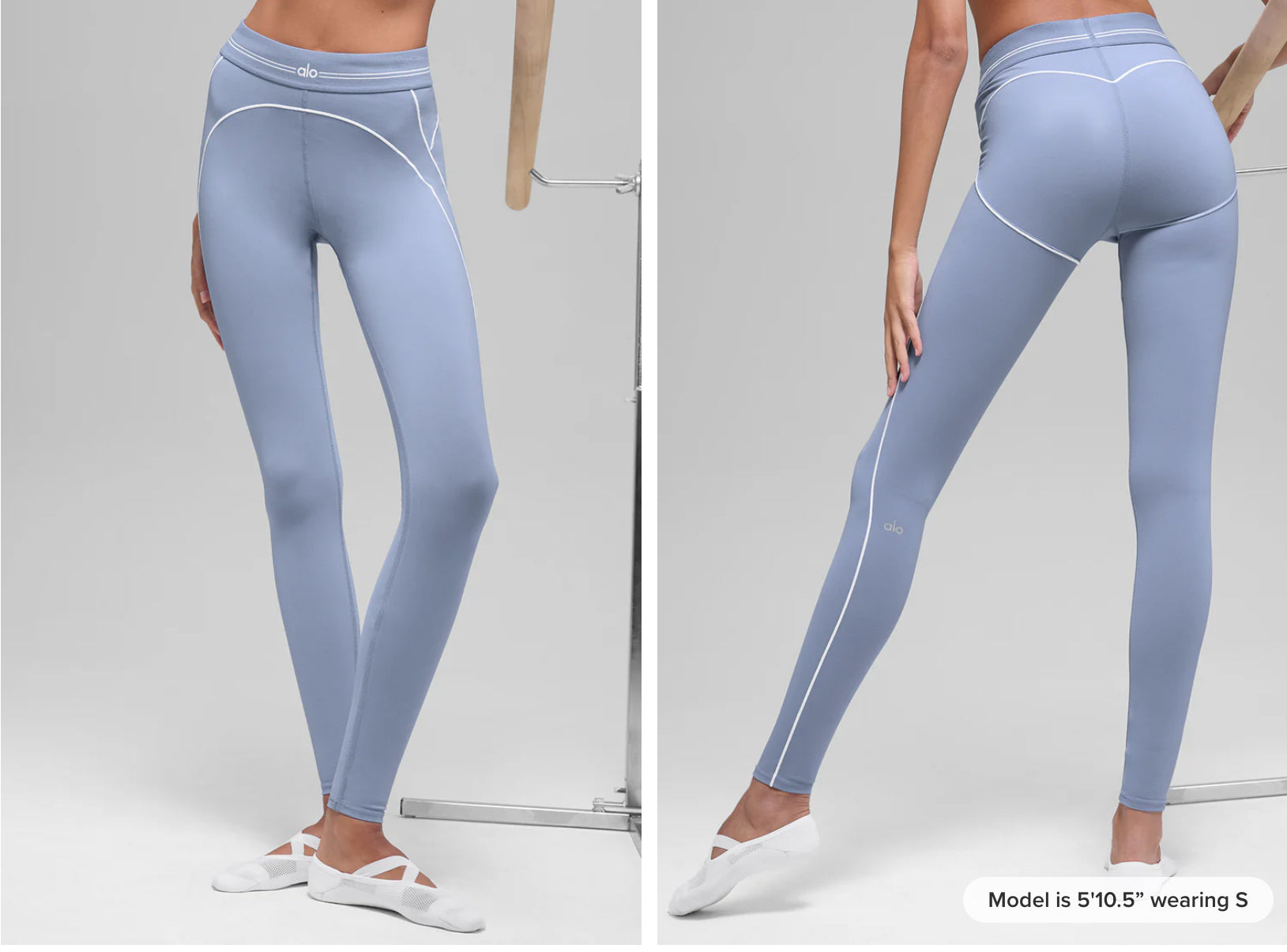 Airbrush High-Waist Heart Throb Set Blue